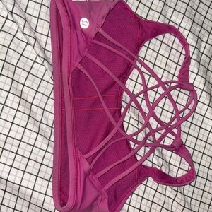 lululemon athletica Women's Strappy Sports Bra - Pink